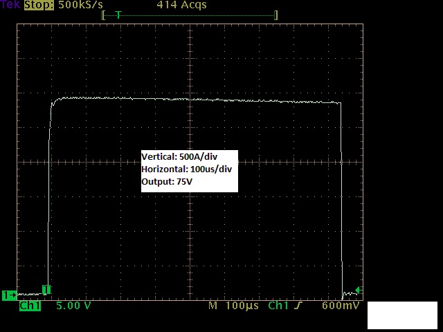 2.7KA/800us Long Pulse Waveform