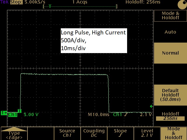 1.3KA/60ms Ultra Wide Pulse Waveform